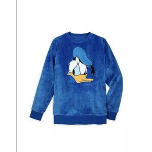 Disney Donald Duck Plush Fleece Pullover Large